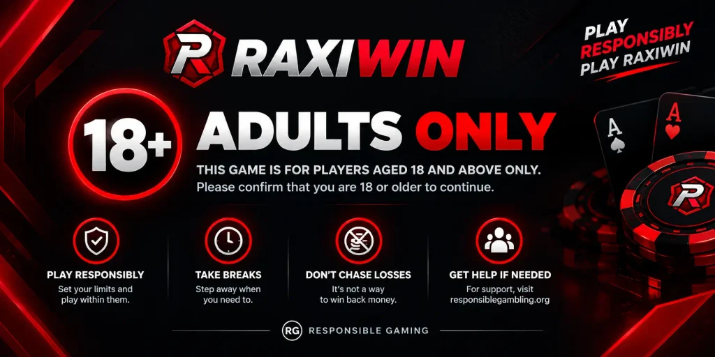 Raxi Win Responsible Gaming